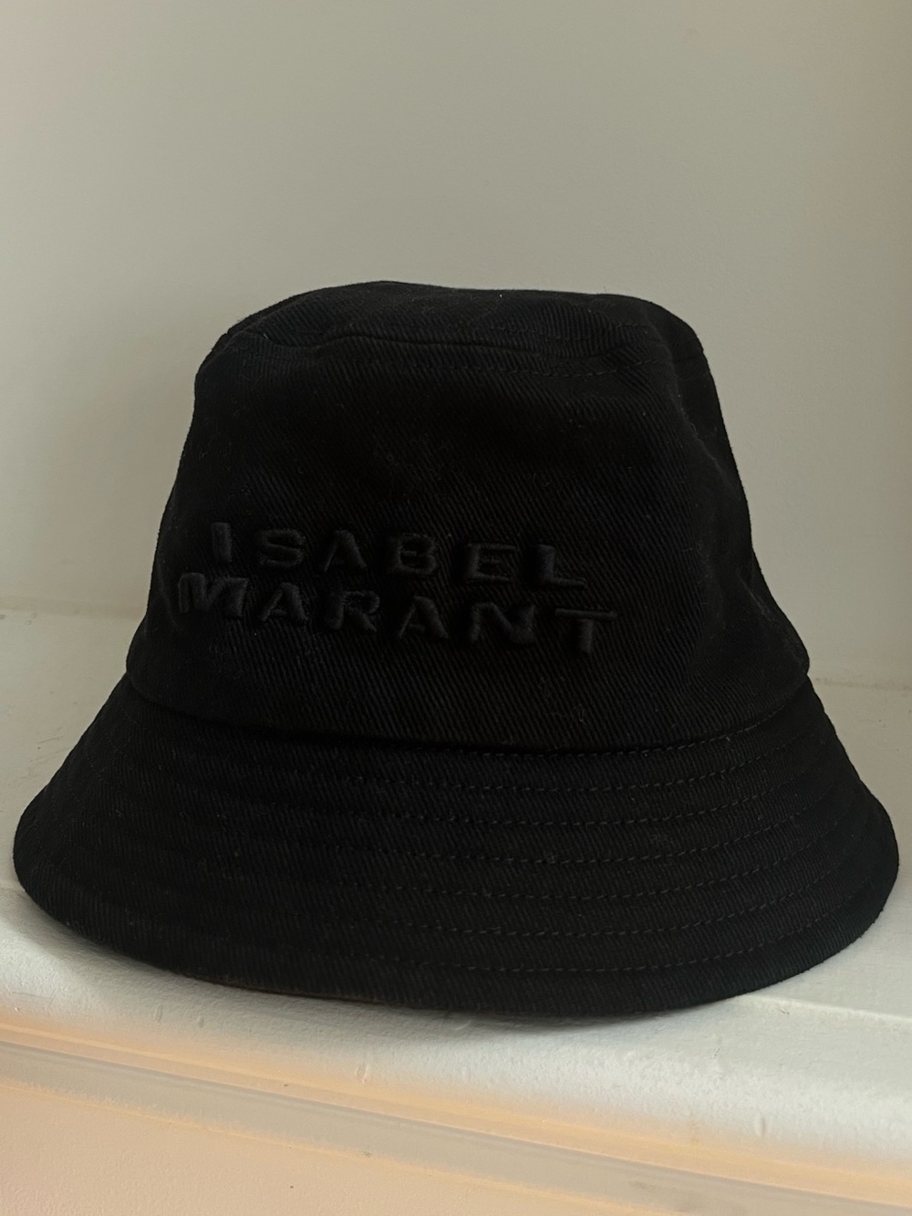 Isabel Marant Haley Logo Bucket Hat